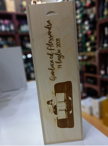 Cassetta Porta Vino Personalizzabile - 1 posto