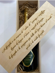 Cassetta Porta Vino Personalizzabile - 1 posto